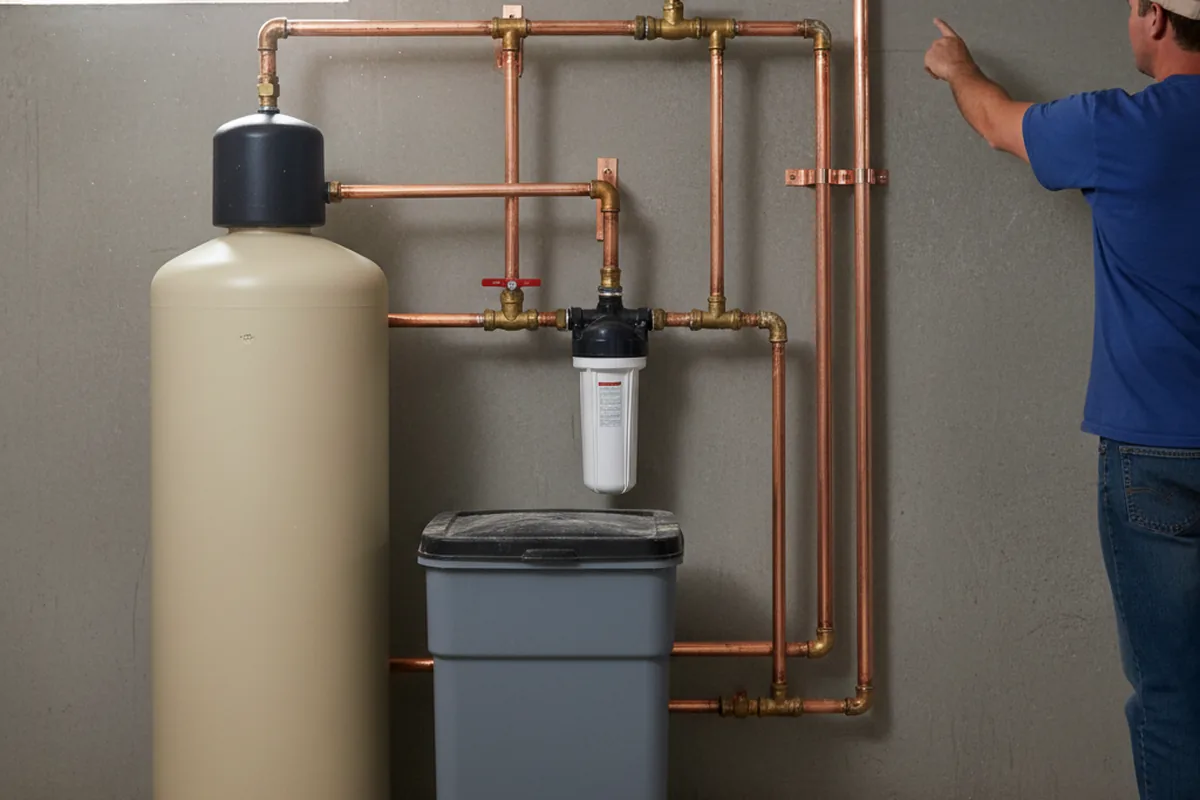 Whole-house water treatment system installed in Reinholds
