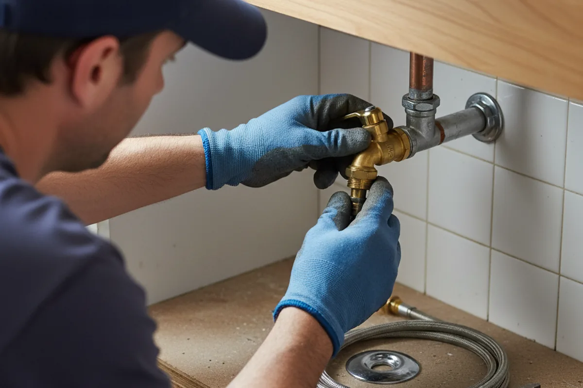Shutoff valve and fitting work during Repiping in Reinholds